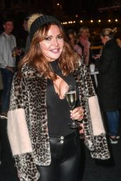 Lizzie Cundy - Natural History Museum Ice Rink VIP Launch Night in London 10/24/2018