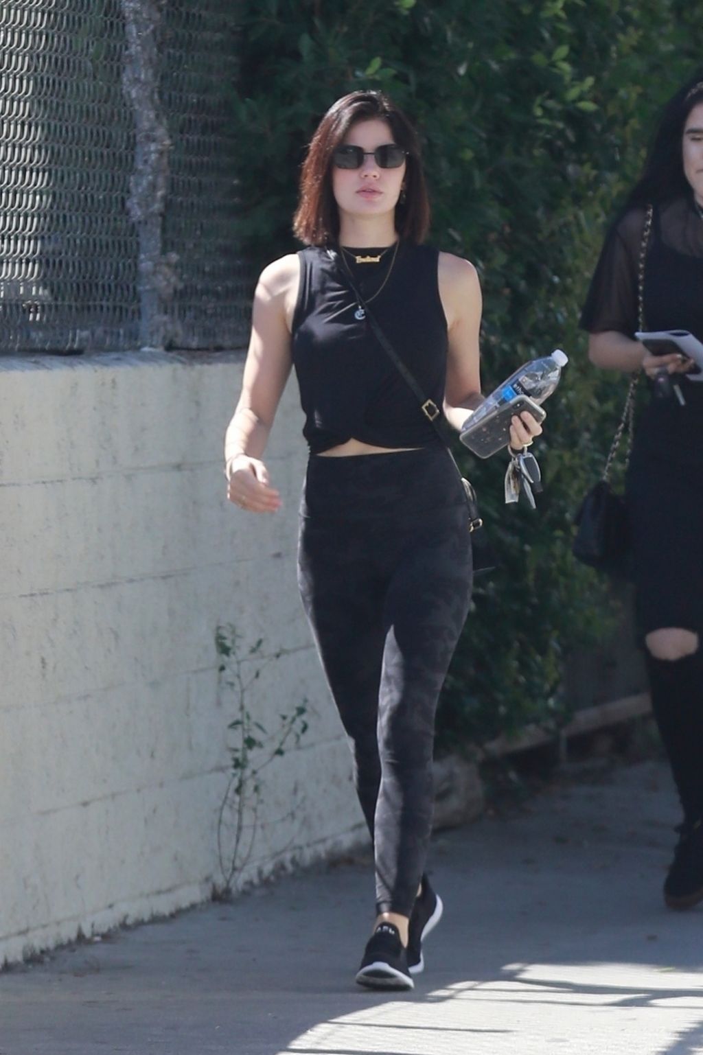 Lucy Hale Arriving to the Gym in LA 10/01/2018 • CelebMafia