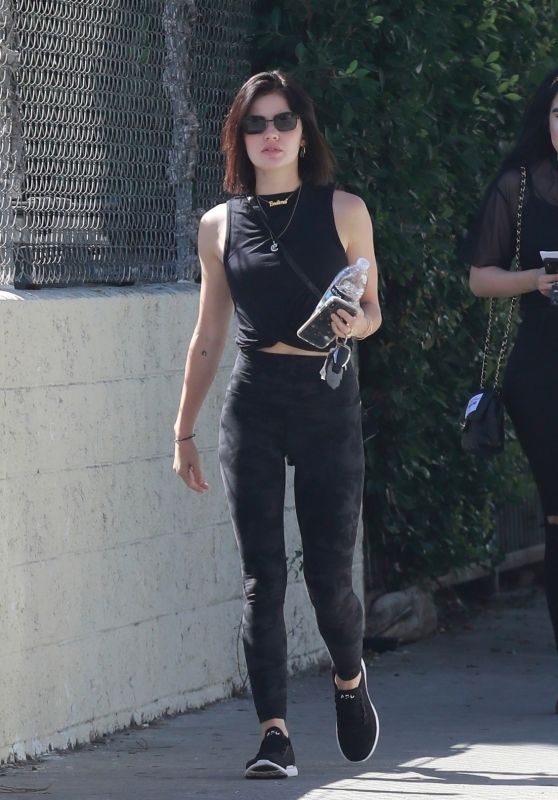 Lucy Hale Arriving to the Gym in LA 10/01/2018