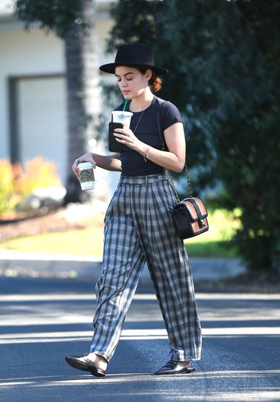 Lucy Hale Cute Style - Los Angeles 10/08/2018