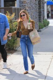 Lucy Hale in CAsual Outfit Leaving Kreation in LA 10/10/2018