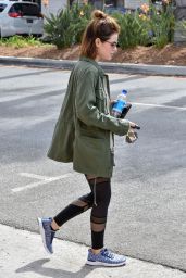 Lucy Hale in Spandex - Out in LA 10/06/2018