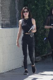 Lucy Hale in Workout Gear in Los Angeles 10/01/2018