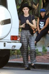 Lucy Hale on Melrose Place in West Hollywood 10/08/2018