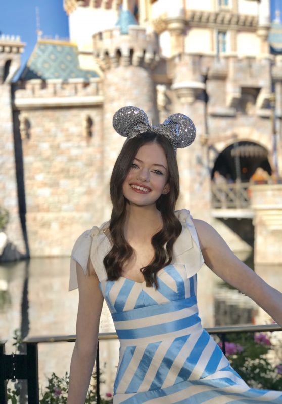 Mackenzie Foy at Disneyland in Anaheim 10/04/2018