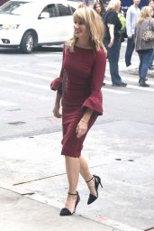 Madchen Amick - Arriving to BUILD Studios in NYC 10/08/2018