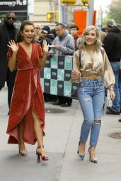 Maddie & Tae - Outside of BUILD Series Studios in NYC 10/22/2018