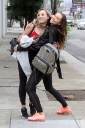 Maddie Ziegler and  Alexis Ren - Leaving  DWTS Rehearsal Studios in LA 10/14/2018