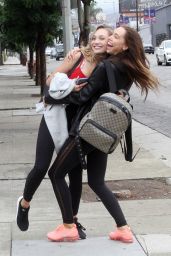Maddie Ziegler and  Alexis Ren - Leaving  DWTS Rehearsal Studios in LA 10/14/2018