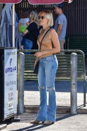 Malin Akerman in Ripped Jeans, October 2018