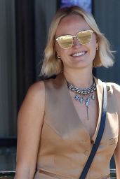 Malin Akerman in Ripped Jeans, October 2018