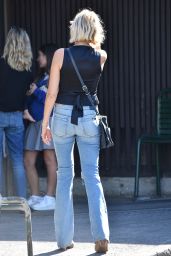 Malin Akerman in Ripped Jeans, October 2018