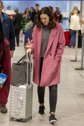 Mandy Moore in Travel Outfit - Arriving in Montreal 10/15/2018