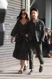 Mandy Moore With Fiance Taylor Goldsmith in Highland Park 10/28/2018