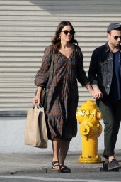 Mandy Moore With Fiance Taylor Goldsmith in Highland Park 10/28/2018