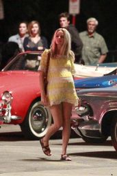 Margot Robbie - Filming "Once Upon a Time in Hollywood" in LA 10/10/2018