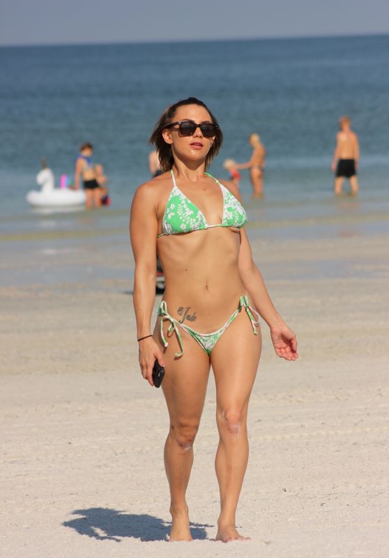 Maria Jades in Bikini at the Beach in Miami 10/14/2018