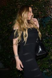 Mariah Carey in All Black - Mr. Chow Restaurant in Beverly Hills 10/01/2018