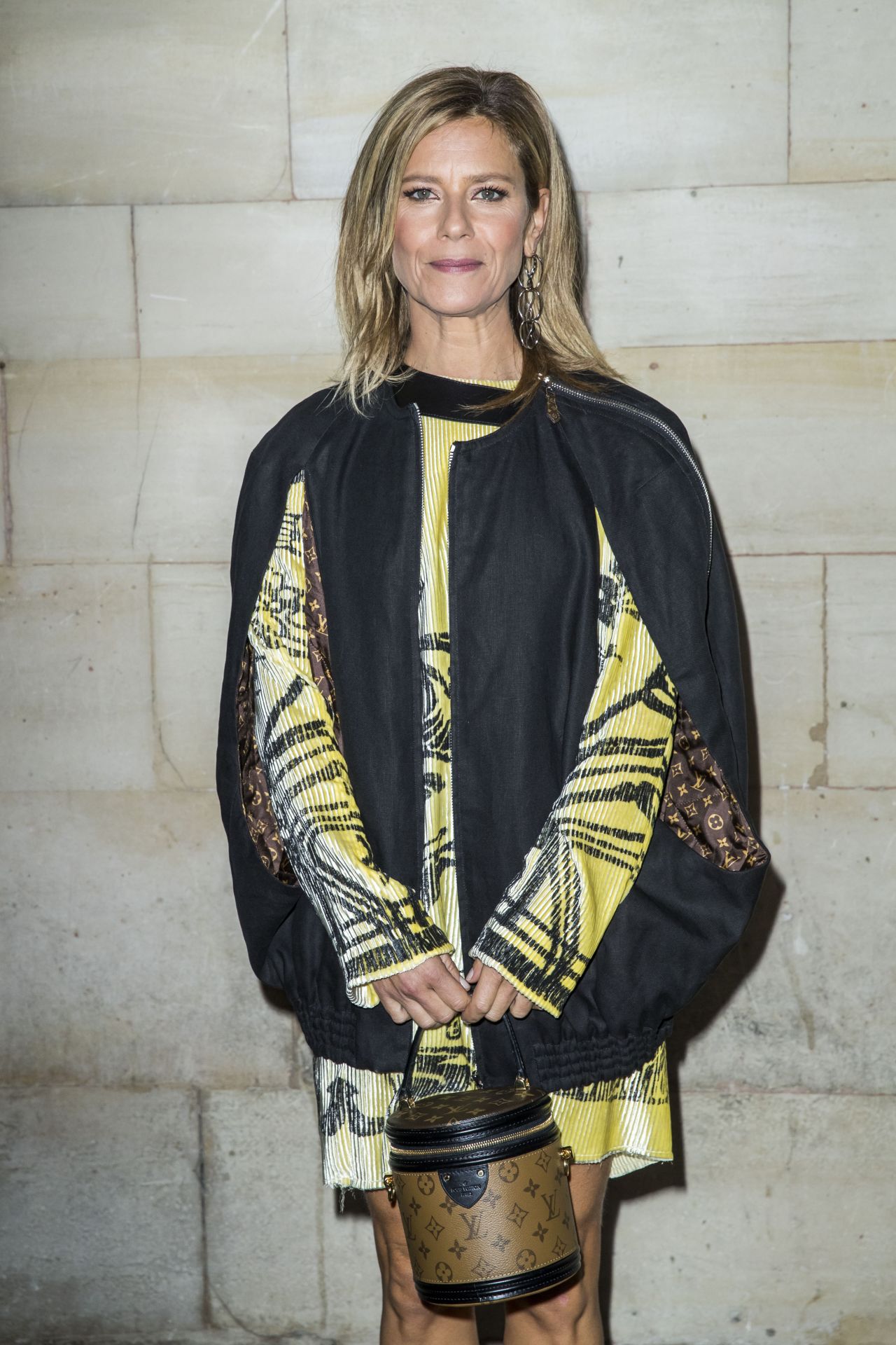 Marina Fois attending the photocall before the Louis Vuitton show as part  of Paris Fashion Week Fall/Winter 2016/17 on march 09, 2016 in Paris,  France. Photo by Aurore Marechal/ABACAPRESS.COM Stock Photo 