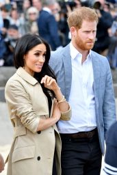 Meghan Markle and Prince Harry at South Melbourne Beach in Melbourne 10/18/2018
