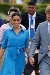 Meghan Markle and Prince Harry - International Airport in Tonga 10/26/2018