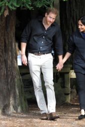 Meghan Markle and Prince Harry - Redwoods Treewalk in Rotorua, New Zealand 10/30/2018