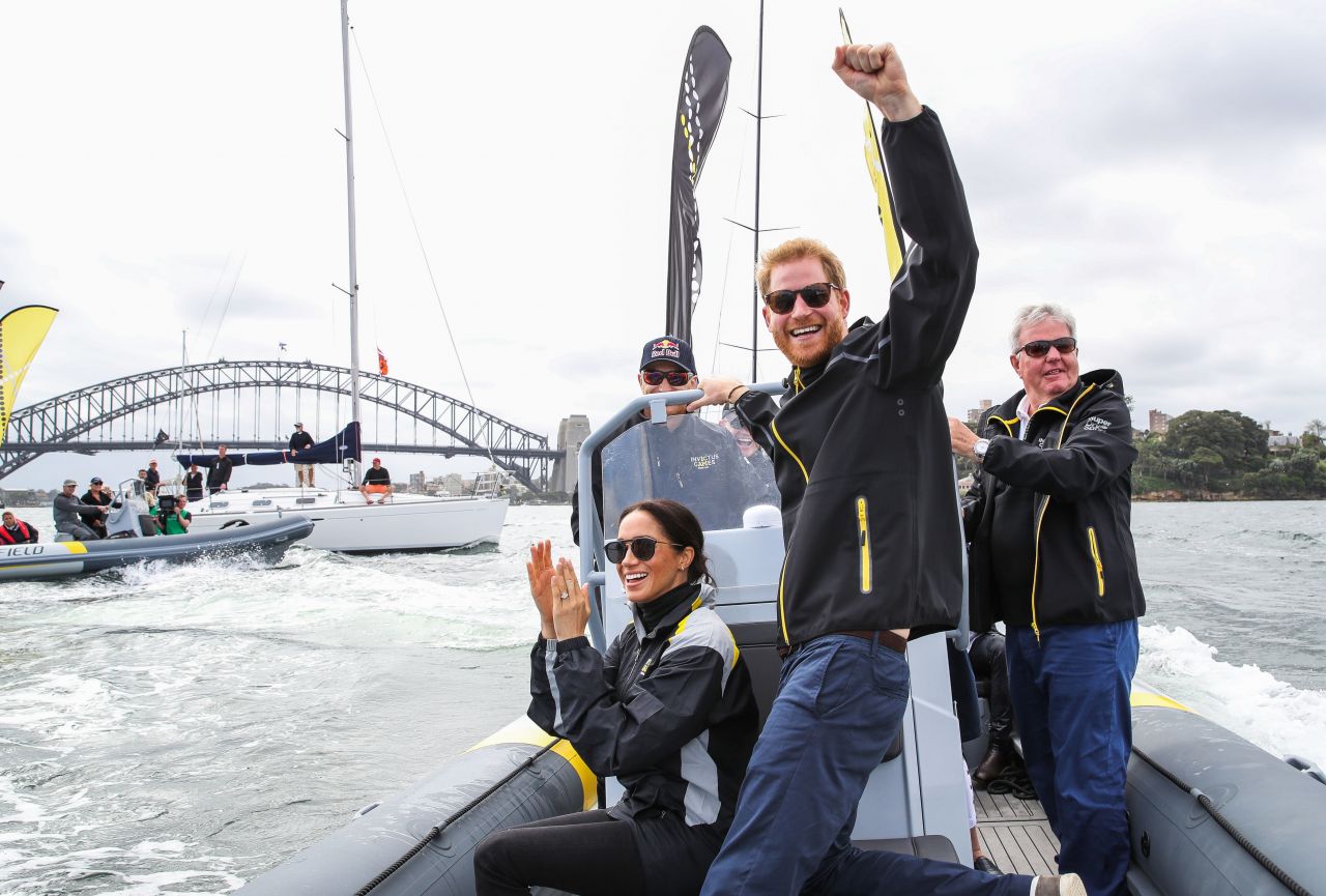 Meghan Markle and Prince Harry Sailing Trails in Sydney 10/21/2018