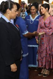 Meghan Markle and Prince Harry Visiting Suva Market in Suva, Fiji