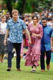 Meghan Markle and Prince Harry Visiting the University of the South Pacific in Suva, Fiji
