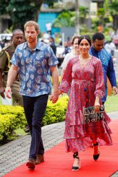 Meghan Markle and Prince Harry Visiting the University of the South Pacific in Suva, Fiji