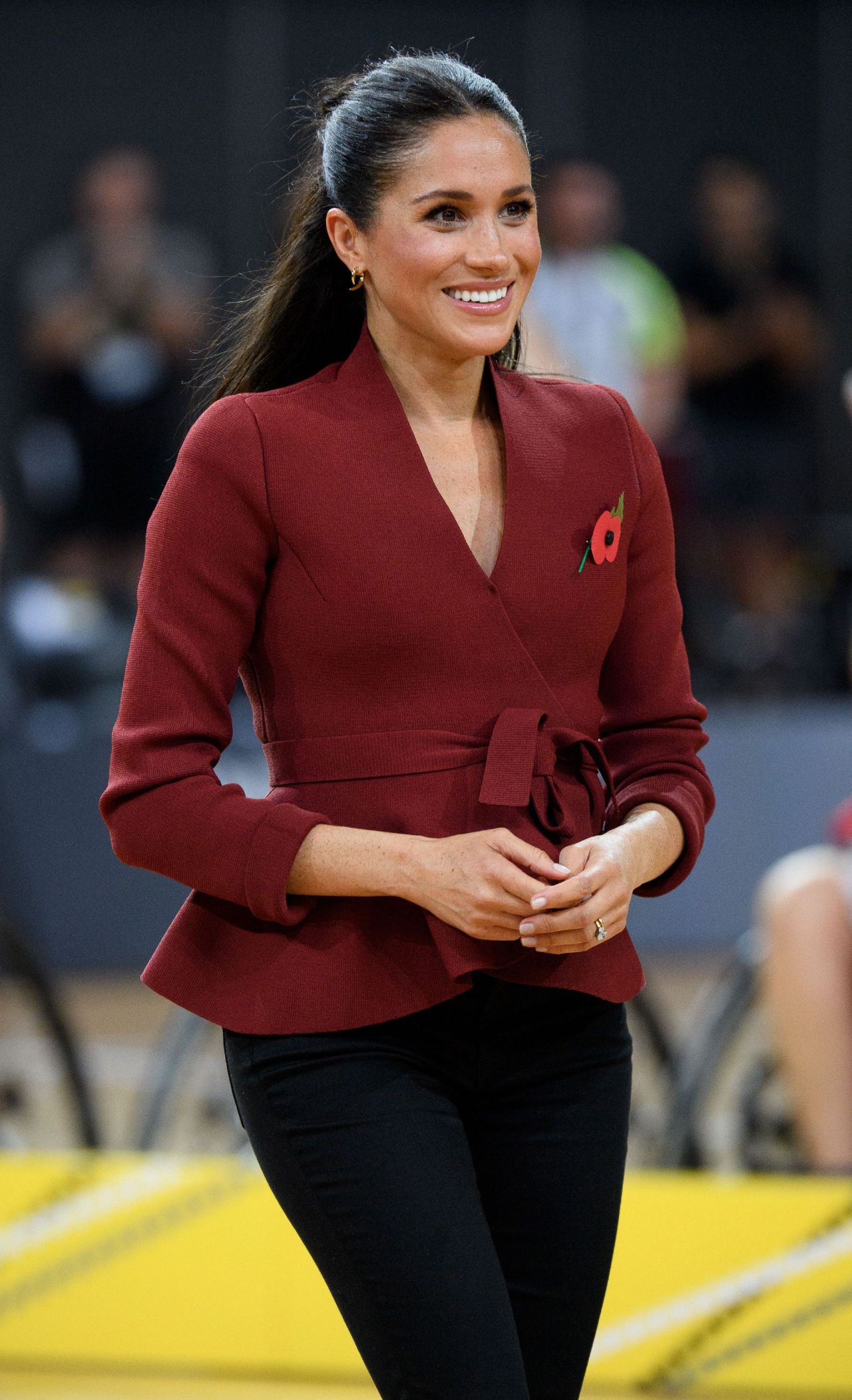 Meghan Markle Attend the Wheelchair Basketball Finals in Sydney 10/27