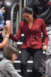 Meghan Markle Attend the Wheelchair Basketball Finals in Sydney 10/27/2018