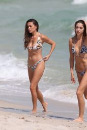 Melody de la Fe and Chelcie May in bikinis on Miami Beach 10/18/2018