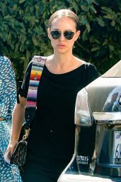 Natalie Portman Casual Style - Arriving for Lunch in LA 10/18/2018