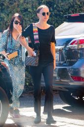 Natalie Portman Casual Style - Arriving for Lunch in LA 10/18/2018
