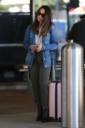 Olivia Munn at LAX Airport 10/09/2018