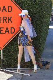 Phoebe Price in Mini Dress - Beverly Hills 10/19/2018