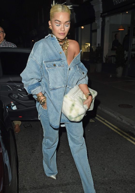 Rita Ora at Chiltern Firehouse in London 10/19/2018