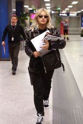 Rita Ora at Milan Malpensa Airport 10/26/2018