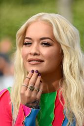 Rita Ora - "Extra" at Universal Studios Hollywood in Universal City 10/08/2018