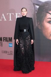 Rosamund Pike - "A Private War" Premiere at BFI London Film Festival