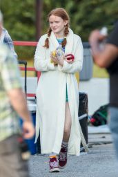 Sadie Sink - Films Scenes for "Stranger Things" Season 3 in Palmetto 10/04/2018