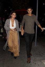 Sarah Hyland at Beauty & Essex in Hollywood 10/05/2018