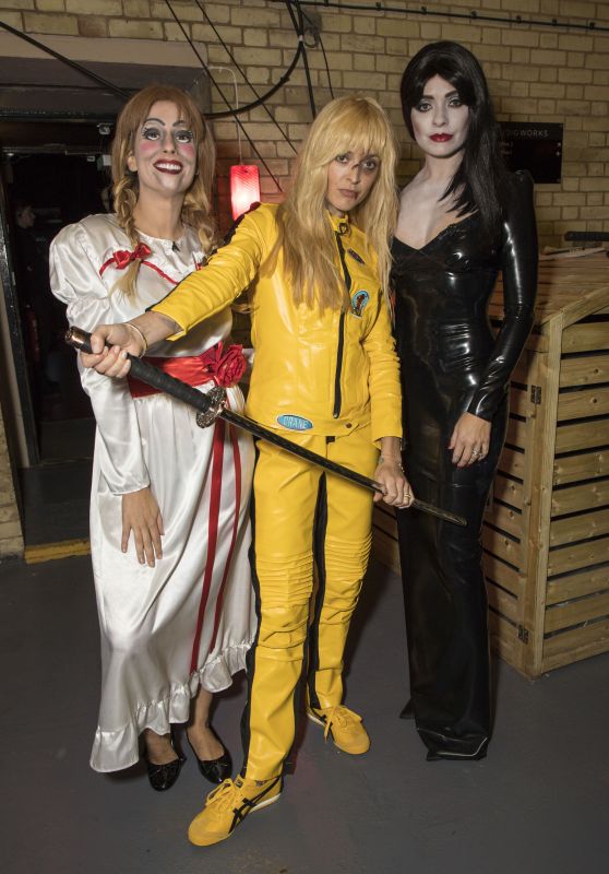 Stacey Solomon, Fearne Cotton and Holly Willoughby - Celebrity Juice Taping Halloween Special in Borehamwood 10/17/2018