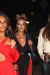 Stephanie Davis, Jennifer Metcalfe and Chelsee Healey at Menagerie Restaurant & Bar in Manchester