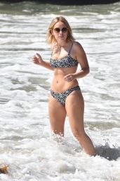 Tanya Burr in Bikini in Santa Monica Beach 09/30/2018