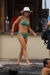 Teddi Jo Mellecamp in a Green Bikini - Hawaii 10/20/2018