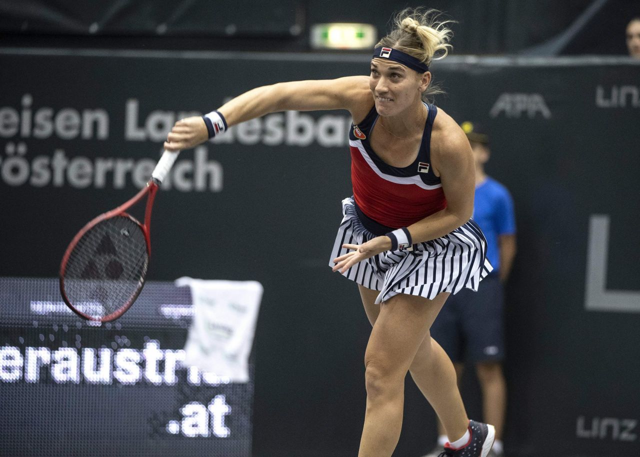 Timea Babos - Linz Open Tennis Tournament 10/11/2018 • CelebMafia