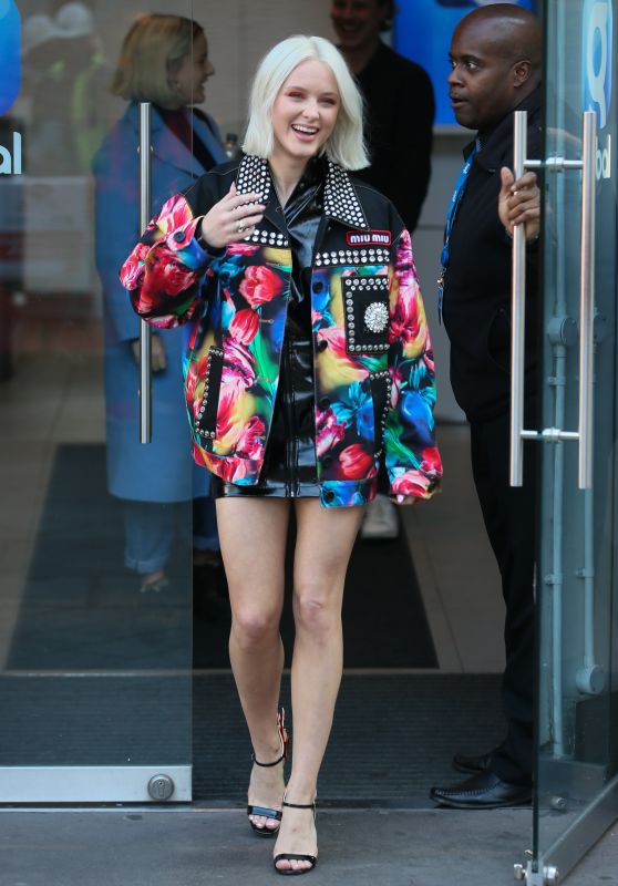 Zara Larsson Arriving at Global Radio Studios in London 10/16/2018