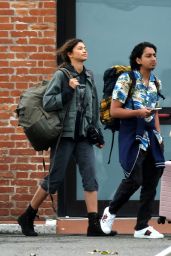 Zendaya - On the Set of "Spider-Man: Far From Home" in Venice 09/30/2018